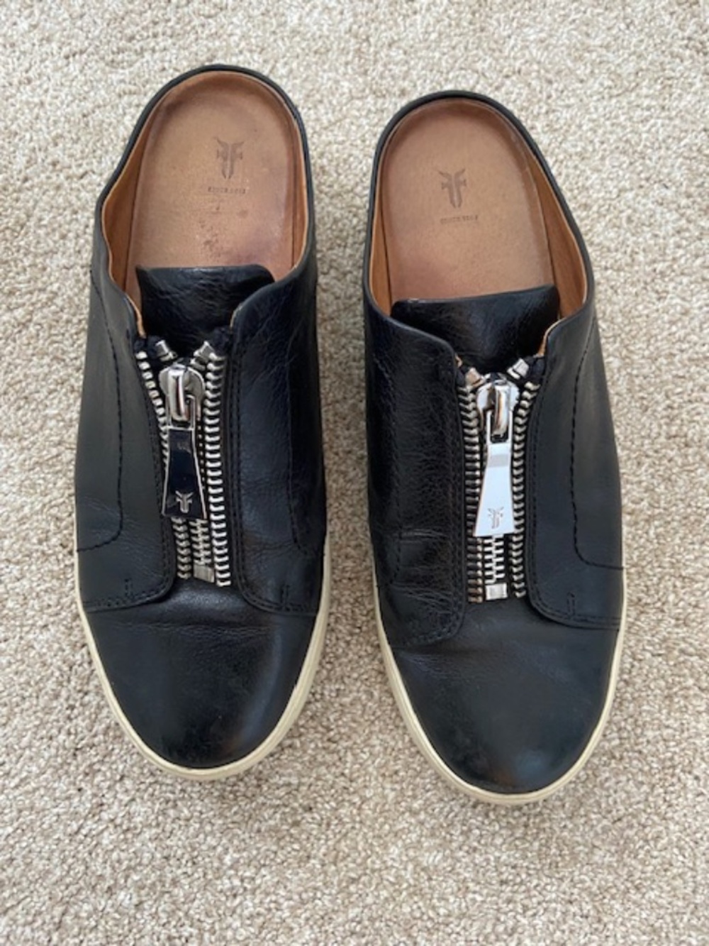 FRYE Women's Lena Zip Mule Sneaker